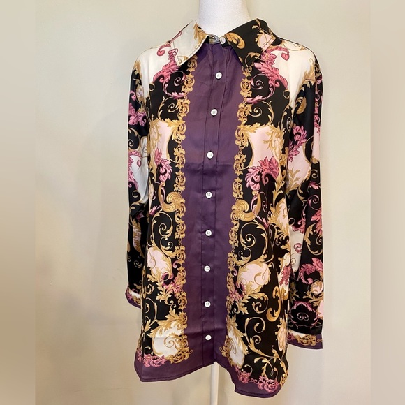 DG2 by Diane Gilman Tops - DG2 By Diane Gilman Button Down Blouse NWT 1B2 Size L